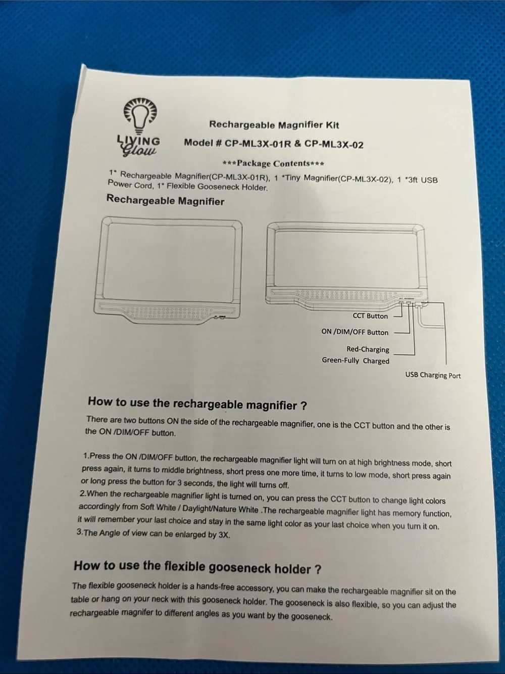 Rechargeable Magnifier Kit - Picture 3 of 7
